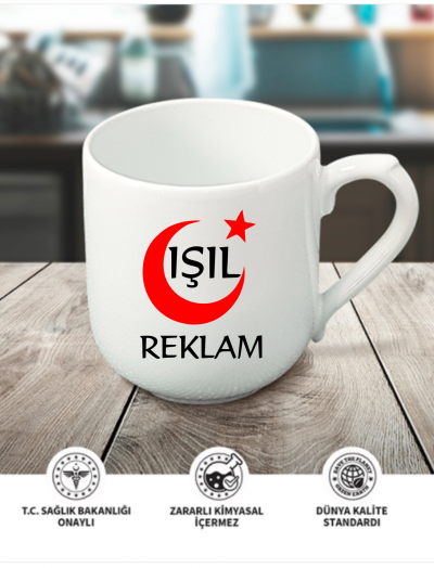 Toptan Baskılı Oval Kupa Bardak