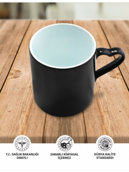 Seramik Sublimasyon Sihirli Kalp Kupa